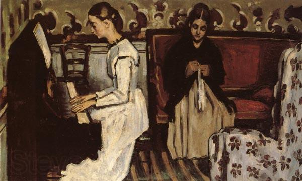 Paul Cezanne Young Girl at the Piano